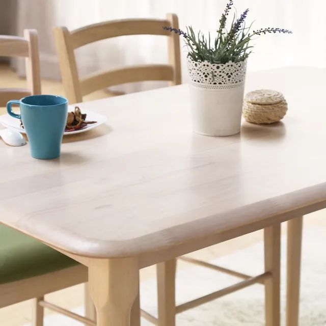 【H&D 東稻家居】陸斯恩日系自然風橡木色餐桌