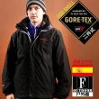 【西班牙-戶外趣】歐洲極地禦寒原裝男GORETEX二合一 兩件式內刷毛高防水防風外套(GTX-001M 黑)