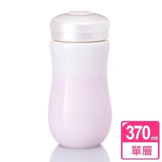 【乾唐軒活瓷】甜心單層陶瓷隨身杯 370ml(白粉紅)