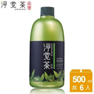 【茶寶】淨覺茶 天然茶籽地板洗潔液500ml6入組