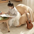【橙家居·家具】艾勒系列雙扶手小兔子沙發A款 AL-E2062(售完採預購 實木沙發 造型沙發 休閒椅 單人椅)