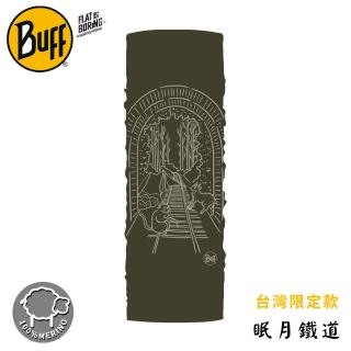 【BUFF】舒適125gsm美麗諾羊毛頭巾-動物山遊系列《眠月鐵道》131536/圍脖(悠遊山水)