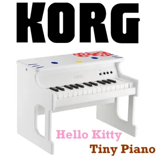 【KORG】Tiny Piano 迷你25鍵電鋼琴Hello Kitty限量版 / 白色 公司貨