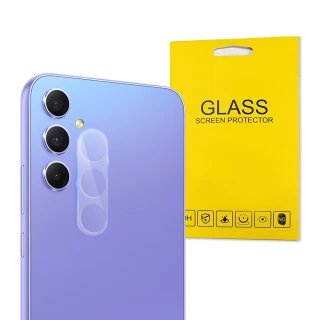 【YANG YI 揚邑】Samsung Galaxy A34 5G 防爆防刮弧邊3D一體包覆 9H鏡頭鋼化玻璃膜保護貼