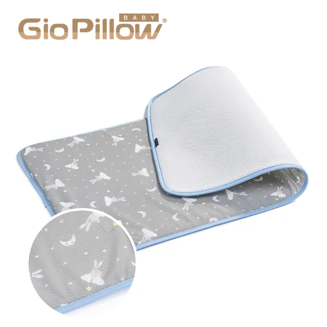 【GIO Pillow】中床 60×120cm 超透氣排汗嬰兒床墊 M號(透氣床墊 可水洗床墊 新舊包裝隨機出貨)