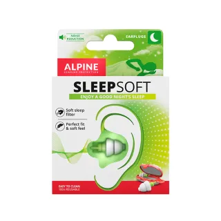 【Alpine】荷蘭原裝進口 Sleepsoft 頂級舒適睡眠耳塞