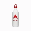 【MIZU】M8極限聯名水壺 MIZU x Burton-Mountain Logo Glossy White w Red Print-亮白款-800ml(Burton)