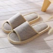 【Warm House Decor 暖和家居】日系棉麻室內拖鞋兩入組(居家拖鞋 家用拖鞋 室內拖鞋)