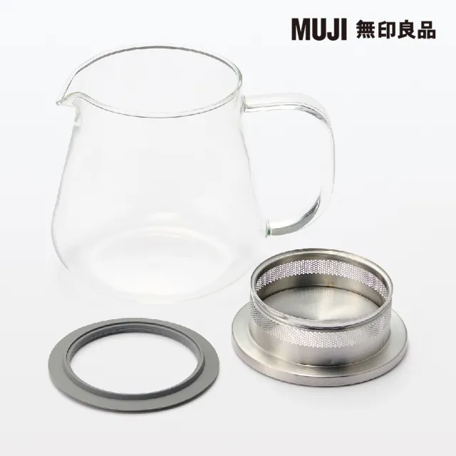 【MUJI 無印良品】耐熱玻璃壺/大/750 mL