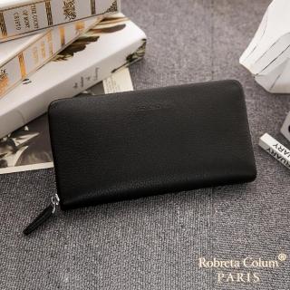 【Roberta Colum】雙11限定 經典品味鹿紋牛皮單拉鍊手拿包-共3色 1111campaign