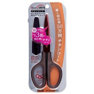 【PLUS 普樂士】SC-175ST 30度弧線剪刀 / 個(鈦金屬附蓋)