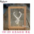 【LEPONT】USB創意相框LED燈-麋鹿(限時下殺中)