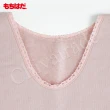 【HOT WEAR】日本製 機能高保暖 輕柔裏起毛羊毛無袖背心-衛生衣背心 發熱衣 女(粉膚色)