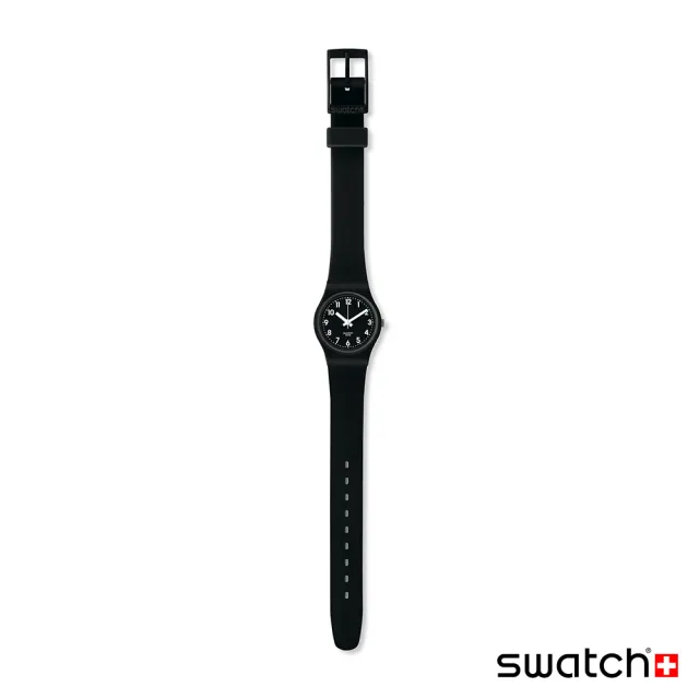 【SWATCH】Lady 原創系列 LADY BLACK SINGLE 女錶 手錶 瑞士錶 錶(25mm)