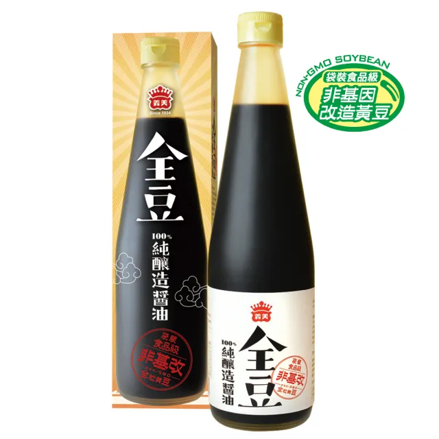 【義美】全豆純釀造滷醬油+醬油(520ml/瓶)