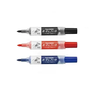 【Pentel 飛龍】中〜粗字彈力後壓白板筆 圓頭 3.0~6.5mm /支 EMWL5BF