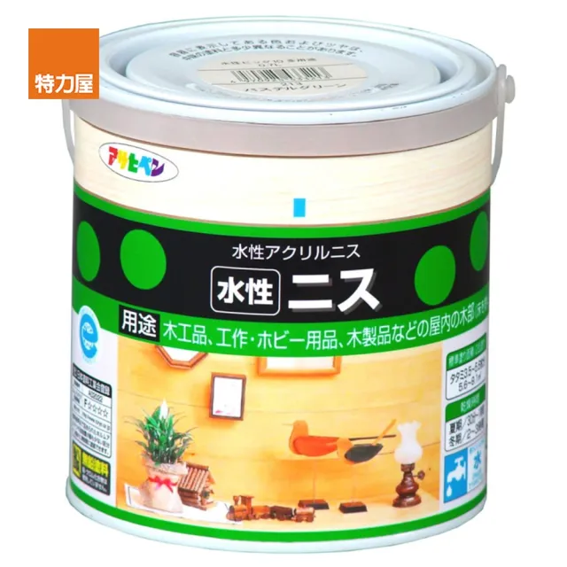 【特力屋】日本Asahipen 水性著色清漆 暗橡木 0.7L