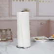 Creative Home 不鏽鋼原色 直立式捲筒擦拭紙架 廚房紙巾架 捲紙架 塑膠袋架