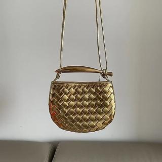 【巴黎精品】現貨+預購 手提包真皮肩揹包(編織牛皮手柄單肩斜背手提女包包11色a1bl10)