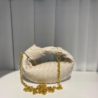 【巴黎精品】現貨+預購 手提包真皮肩揹包(手工編織單肩鏈條手提包女包包7色a1bl34)