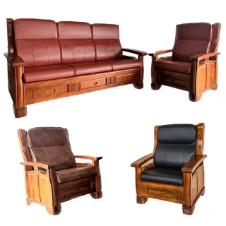 【CLEO】開運10公分厚乳膠皮背高67公分沙發坐靠墊(3入)