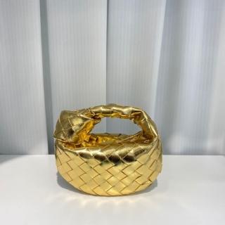 【巴黎精品】現貨+預購 手提包真皮肩揹包(mini打結編織雲朵牛角包女包包7色a1bl40)