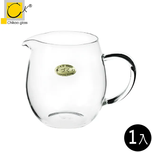 【奇高Chikao】耐熱龍膽公道杯 360ml 1入(公杯 公壺 公道杯 茶海)