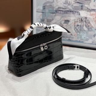 【巴黎精品】現貨+預購 真牛皮側揹包真皮革單肩揹包托特包手提包隨身女包包(時尚簡約氣質飯盒包7色a1bl44)
