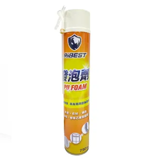 【RiBEST】PU發泡劑 750ml 附噴管(填補劑 填縫劑 補洞劑 充填劑 填縫 發泡)