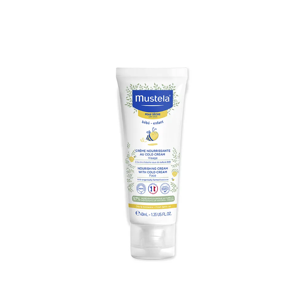 【Mustela 慕之恬廊】慕之幼 高效面霜 40ml(寶寶/新生兒/幼兒/兒童 臉部乳液)