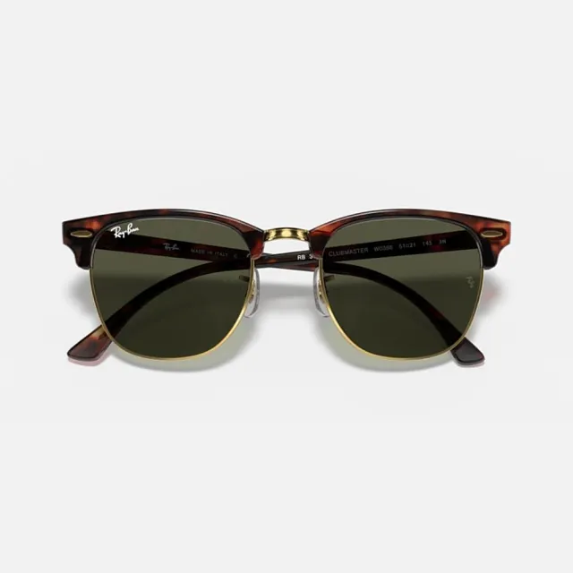 RayBan 雷朋】CLUBMASTER眉型框太陽眼鏡(RB3016-W0366 51mm) - momo