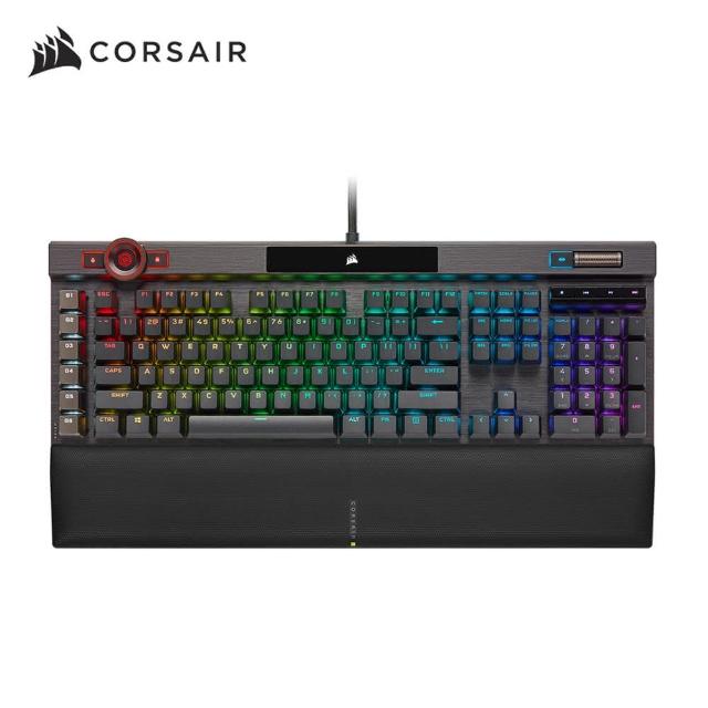 【CORSAIR 海盜船】K100 銀軸RGB OPX CHERRY MX 英文機械式電競鍵盤