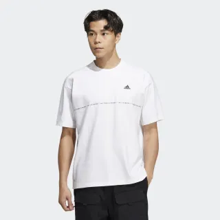 【adidas官方旗艦】ESSENTIALS 短袖上衣 T恤 男/女(IA9449)