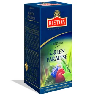 即期品【瑞斯頓Riston】樂園花香綠茶1.5g*25入