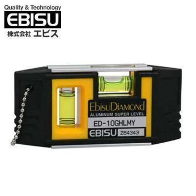 【EBISU】防震強磁水平尺 附磁(ED-10GHLM)