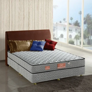 【aie享愛名床】竹碳+3M防潑水+記憶膠二線獨立筒床墊-雙人加大6尺(經濟型)