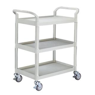 【100%臺灣製】標準型多功能三層工具餐車/置物架/手推車 EC-808A/A-3(置物架/手推車)