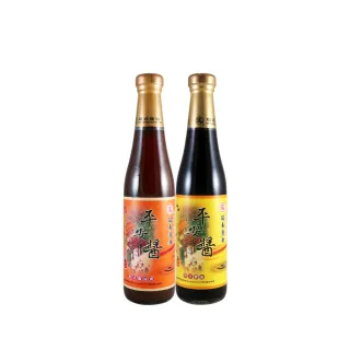 【瑞春醬油】平安醬黑豆醬油+黑豆油膏(420ml/瓶)