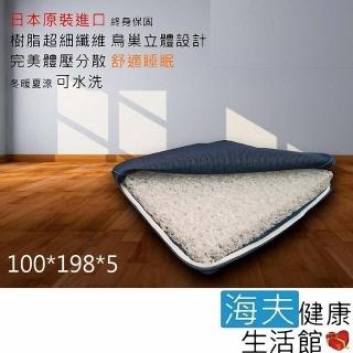 【海夫健康生活館】日本 Ease 3D立體防床墊 100*198*5 cm