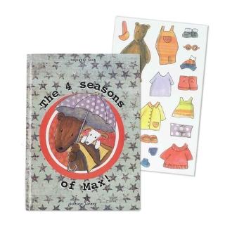 【BabyTiger虎兒寶】EGMONT 艾格蒙繪本風故事磁鐵書(馬克斯 春夏秋冬)