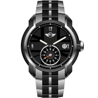 【MINI Swiss Watches】英國圖騰鋼帶經典時尚腕錶(42mm/MINI-48S)