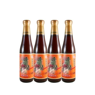 【瑞春醬油】平安醬黑豆油膏X4入(420ml/瓶)