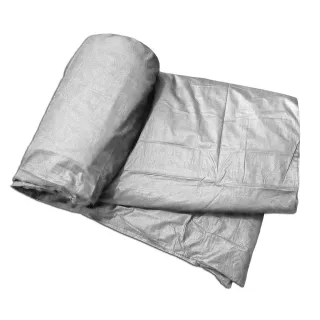 【米夢家居】台灣製造-100%精梳純棉雙面素色薄被套(原野灰-單人)