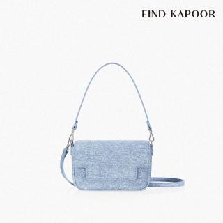 【FIND KAPOOR 官方直營】LIA 19 CRINKLED 兩用斜背翻蓋法棍包 淺藍丹寧