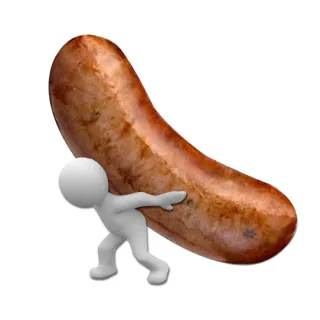 【好神】台灣原味豬肉小香腸60條組(10條/375g/包/中秋烤肉/火鍋/燒烤)