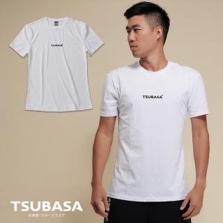 【TSUBASA灑落運動衣】ELEMENT 男款 貴絲棉T-Shirt 白色(圓領T恤 白T恤 合身休閒 短袖T恤)