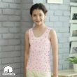 【annypepe】成長內衣 長版背心型 純棉 糖果罐-粉紅140-165(成長型內衣 少女內衣)