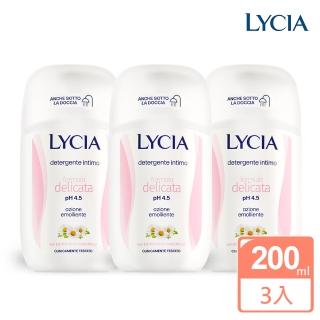 【LYCIA 莉舒雅】親密潔浴凝露 200ml 潤澤洋甘菊(3入組 專櫃公司貨)
