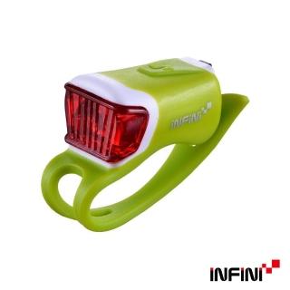 【INFINI】ORCA I-204R 鯨魚USB充電式紅光警示燈(綠)