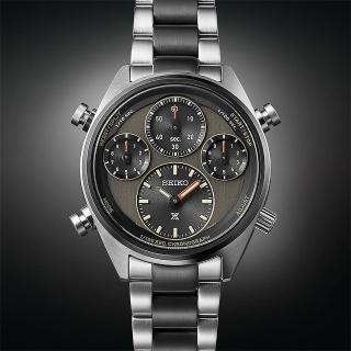 【SEIKO 精工】Prospex 40週年限量版 1/100秒太陽能計時手錶 母親節 禮物 送禮(SFJ005P1/8A50-00C0N)